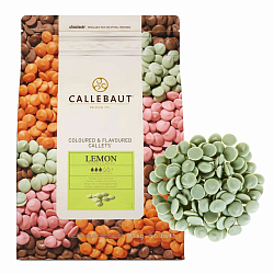 Шоколад Callebaut со вкусом лимона в галлетах 2,5 кг