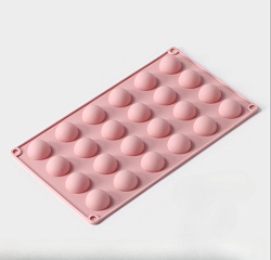 Форма для шоколада "Полусферы" d=2,8 см 24 ячейки