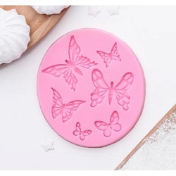 Молд силиконовый "Шесть маленьких бабочек"